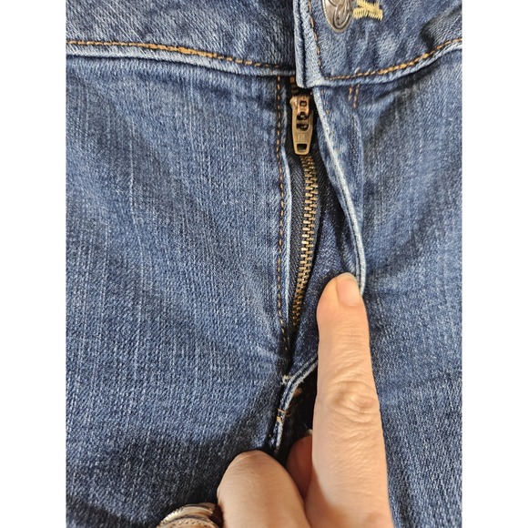 Lane Bryant Womens Jeans Size 16 Petite Simply Straight Mid Rise Medium Wash - Picture 6 of 16